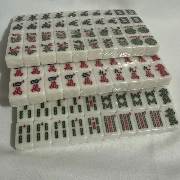 🐼 Travel Mini America Mahjong Set With Cute Panda Carrying Case - Picture 6 of 11